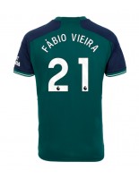 Arsenal Fabio Vieira #21 Alternativní Dres 2023-24 Krátký Rukáv